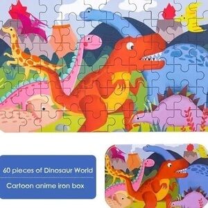 New kids 60 piece jigsaw puzzle dinosaurs